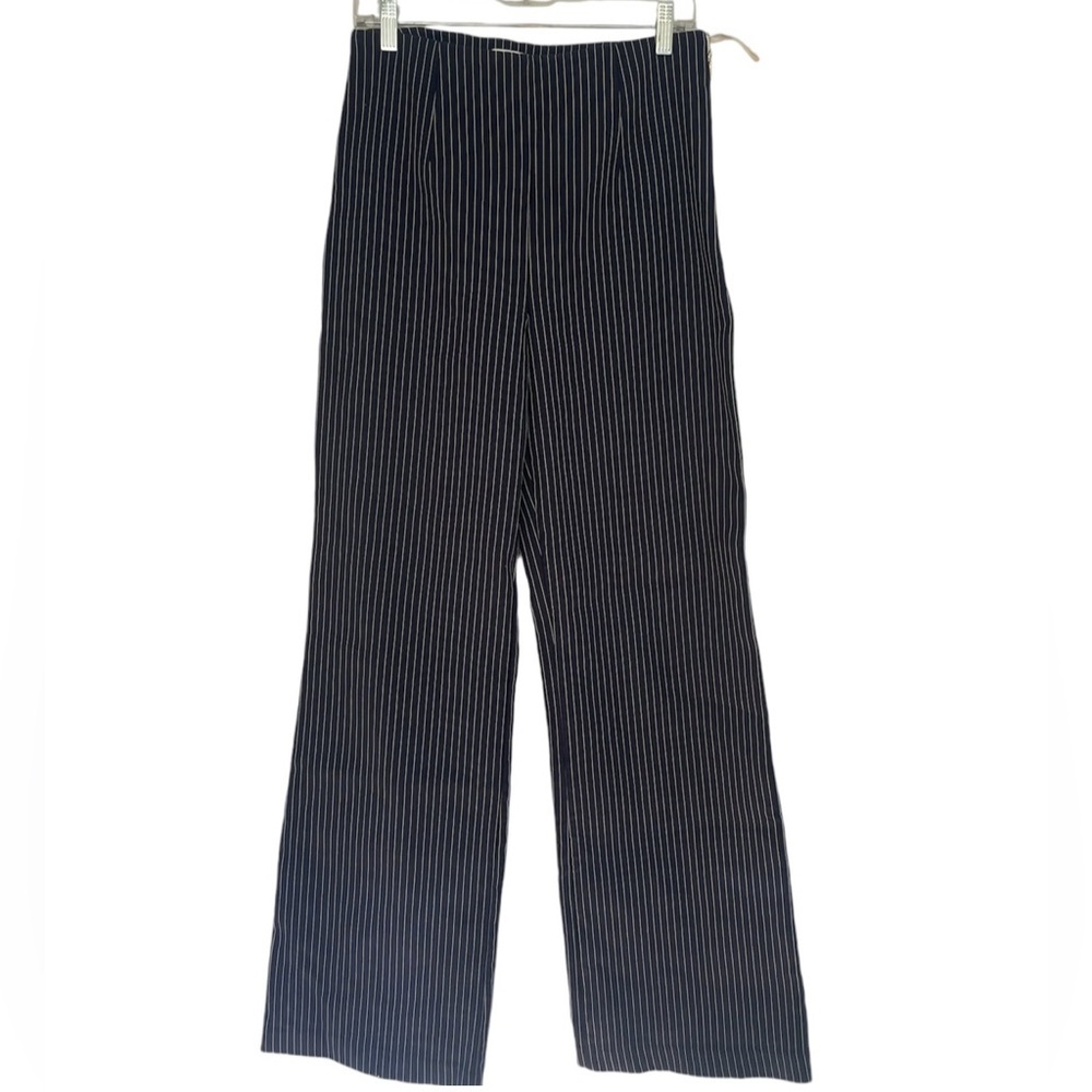 BY JOHNNY - STRIPED WIDE-LEG TROUSER